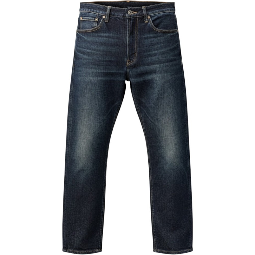 Uniqlo Mens Dark Wash Indigo Blue‎ Jeans 31 Straight Leg Lemaire Denum Pants Raw